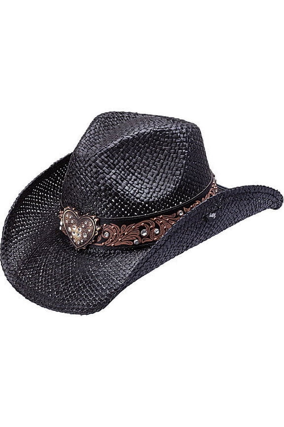 Flint Straw Western Drifter Cowboy Hat
