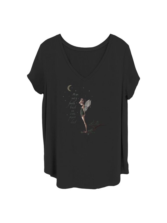 Women's Peter Pan All You Need Is Pixie Dust Graphic T-Shirt
