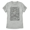 thumbnail image 1 of Women's Peter Pan Character Map  Graphic Tee Athletic Heather 2X Large, 1 of 3