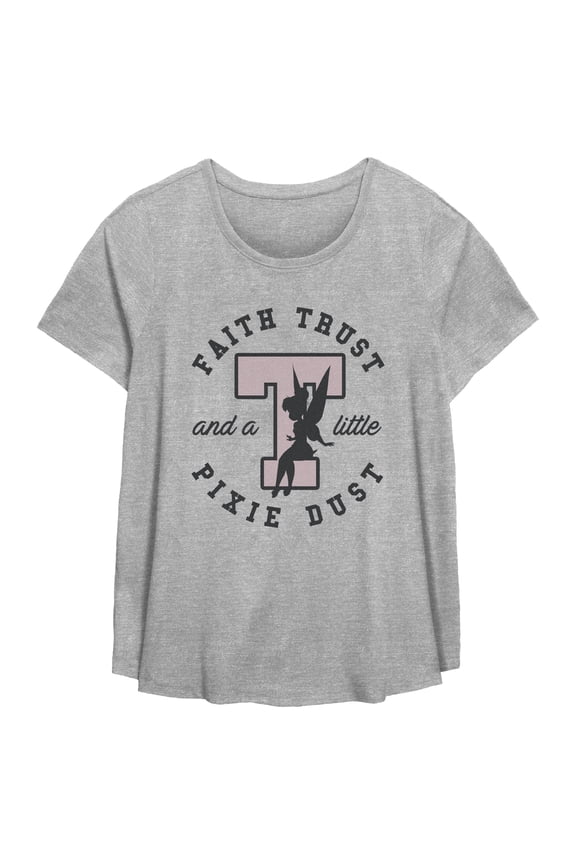 Women's Peter Pan Faith Trust and a Little Pixie Dust Graphic T-Shirt
