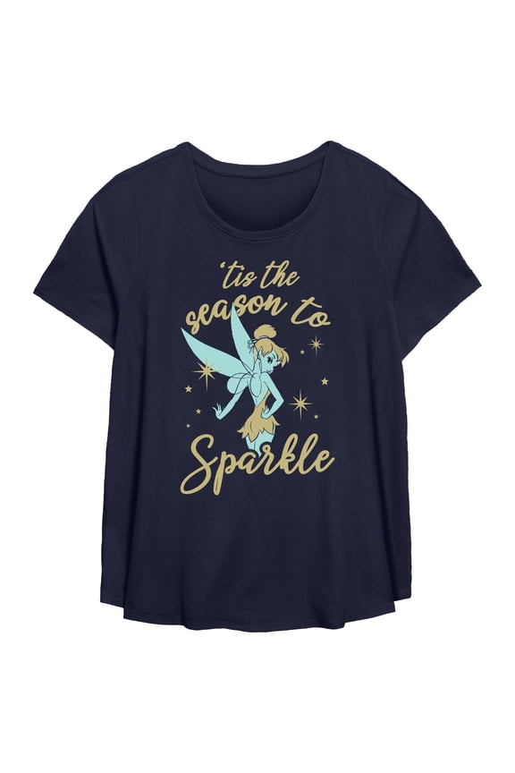 Women's Peter Pan ’This the Season To Sparkle Graphic T-Shirt