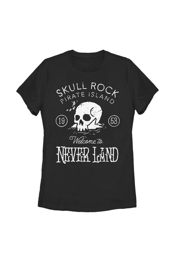 Women's Peter Pan Welcome to Pirate Island  Graphic T-Shirt