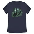 thumbnail image 1 of Women's Peter Pan & Wendy Flight Silhouettes Graphic Tee Navy Blue 2X Large, 1 of 4
