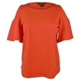 thumbnail image 1 of Women's Petite Cutout Jersey Top-R-PM, 1 of 4