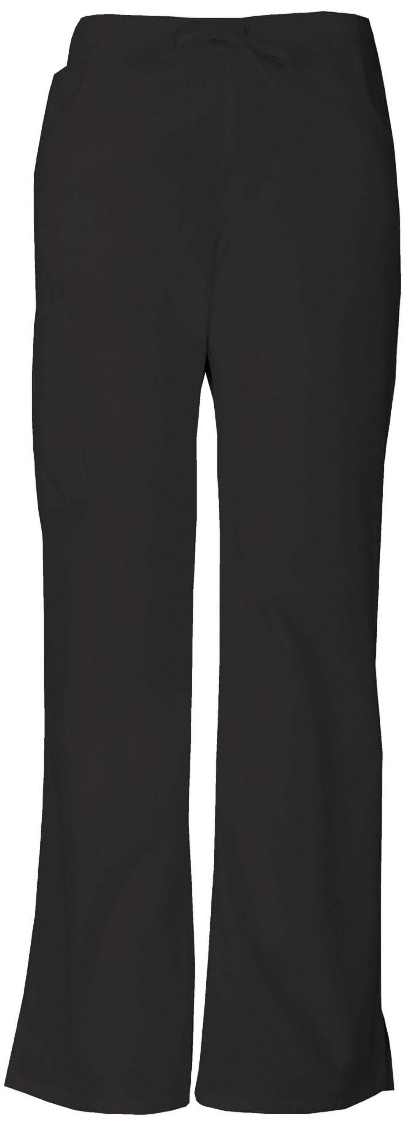 Women's Petite EDS Signature Scrubs Drawstring Cargo Pant, Black, XX-Large/Petite - image 1 of 4