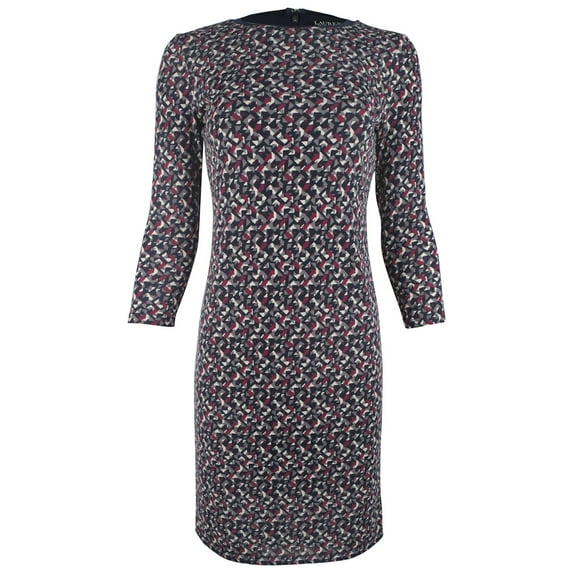 Women's Petite Geo Printed Dress PM