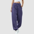 thumbnail image 1 of Women's Petite Medium Sweatpants with Pockets and Elastic Waist for Perfect Fit, 1 of 7