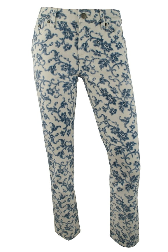 Women's Petite Modern Straight Ankle Jeans Pants-IM-4P