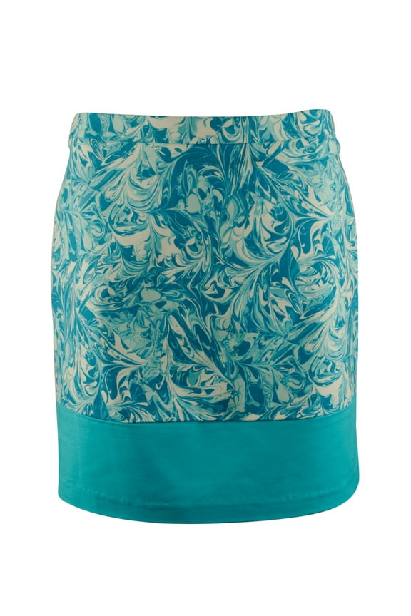 Women's Petite Patterned Mini Skirt