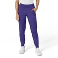 thumbnail image 1 of Wink W123 Women's Comfort Waist Cargo Jogger Scrub Pant Petite, Grape, 3X Womens, 1 of 6