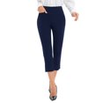 thumbnail image 1 of Women's Petite/Regular/TallCropped Yoga Dress Pants Capris Stretchy Work Ankle Pant, 1 of 6