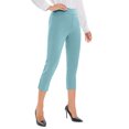 thumbnail image 1 of Women's Petite/Regular/TallCropped Yoga Dress Pants Capris Stretchy Work Ankle Pant, 1 of 5
