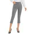 thumbnail image 1 of Women's Petite/Regular/TallCropped Yoga Dress Pants Capris Stretchy Work Ankle Pant, 1 of 6