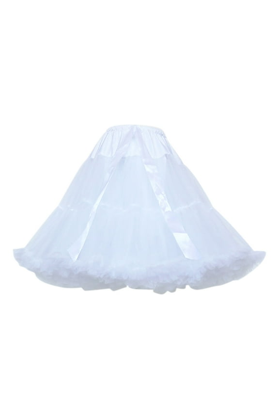 Women's Petticoat Puffy Tutu Skirt Skirts Ballet Dance Pettiskirts Underskirt Denim Skirts for Women Knee Length Womens Long Skirts Pencil Skirts for Women plus Size Figure Skating Skirt Leather