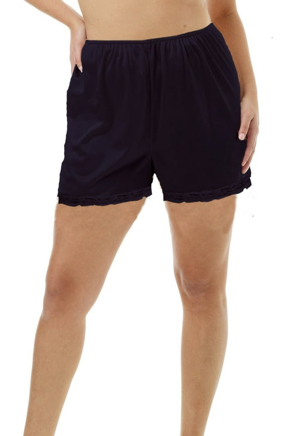 Women's Pettipants Cotton Culotte Slip Bloomers Split Skirt 3" Inseam