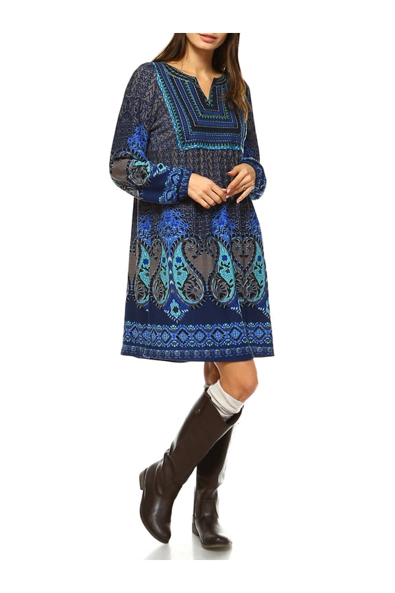 Women's Phebe Embroidered Sweater Dress