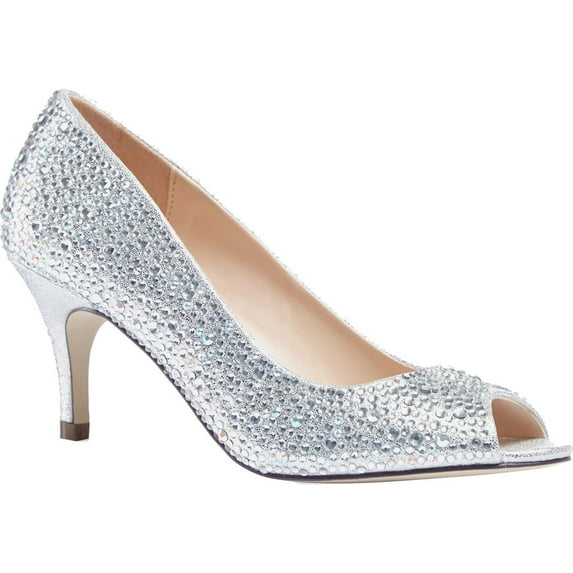 women's pink paradox london chantal crystal open toe pump