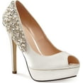 thumbnail image 1 of Paradox London Womens Indulgence Heeled Sandal 9.5 Ivory, 1 of 3