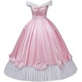 thumbnail image 1 of Women's Pink Princess Dress Party Outfit Princess Dress Up Fancy Gown, 1 of 7