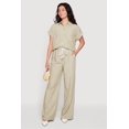 thumbnail image 1 of Women's Pinstripe High Waisted Wide Leg Pants, 1 of 2