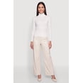 thumbnail image 1 of Women's Pintuck Wide Leg Faux Leather Pants, 1 of 4