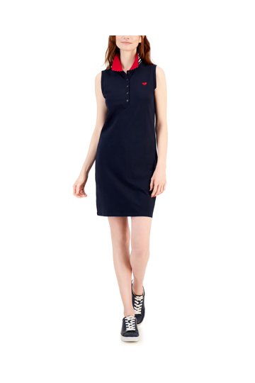 Sleeveless Polo Dress