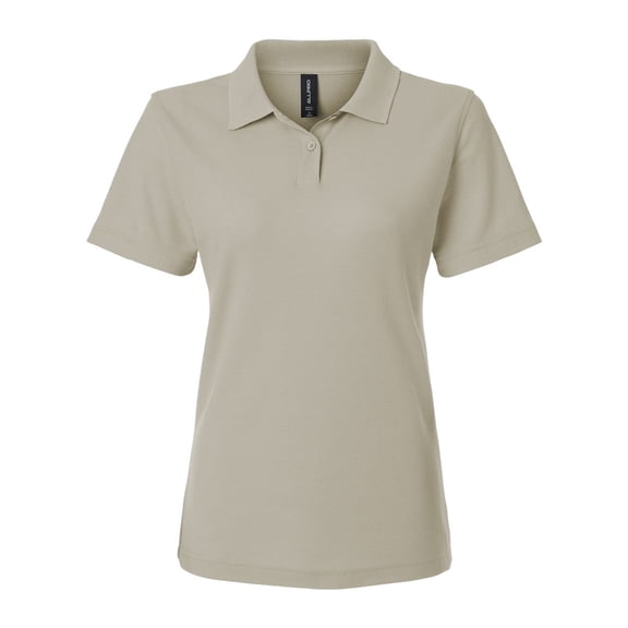 AllPro 62800L Women's Pique Polo-Sand-S
