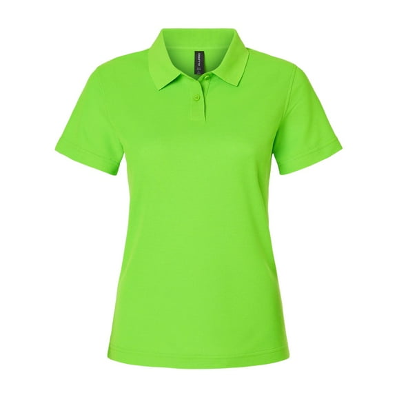 AllPro 62800L Women's Pique Polo-LIME-XL