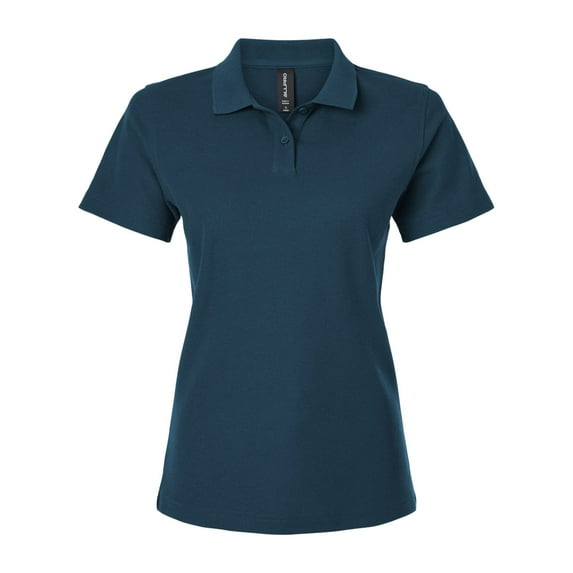 AllPro 62800L Women's Pique Polo-Atlantic Blue-S