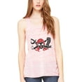 thumbnail image 1 of Women's Pirate Printed Flowy Racerback Tank Top, 1 of 1
