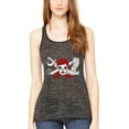 thumbnail image 1 of Women's Pirate Printed Flowy Racerback Tank Top, 1 of 1