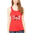 thumbnail image 1 of Women's Pirate Printed Flowy Racerback Tank Top, 1 of 1