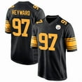 thumbnail image 1 of Women's Pittsburgh Heyward 97 Black Alternate Stitched T-Shirts Sports Player Game Top, X-Large, 1 of 1