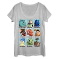 thumbnail image 1 of Women's Pixar Character Yearbook Winners  Scoop Neck Athletic Heather X Large, 1 of 3