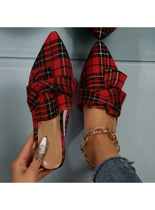 Red Plaid Sneakers, alt runners, Plaid Shoes For Women Sport Sneakers For Men ,Gift For Women Shoes, order tartan shoes, Christmas shoes