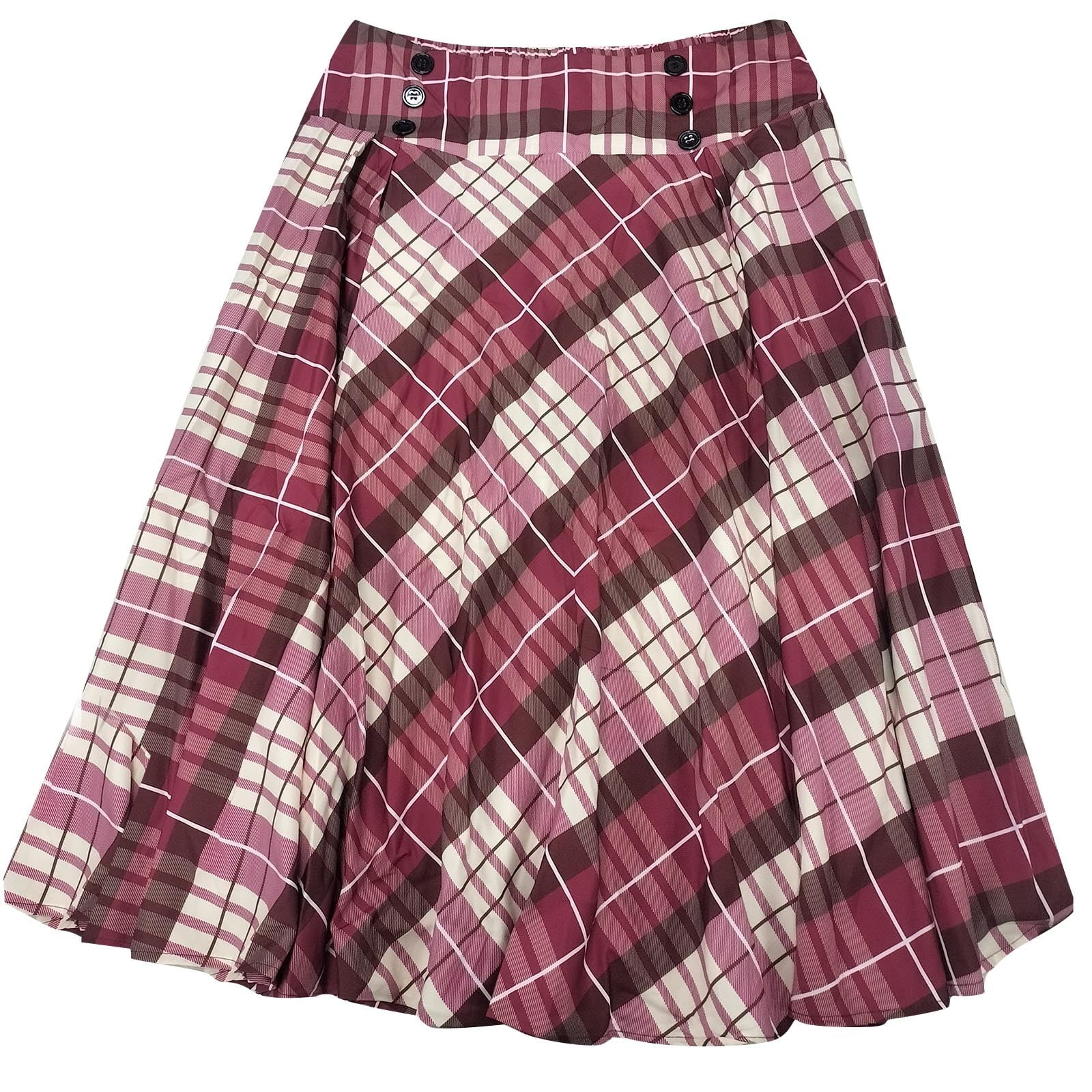 Purple Plaid Mini Plaid Skirt Amazon Pleated Mini Skirt – Lirika