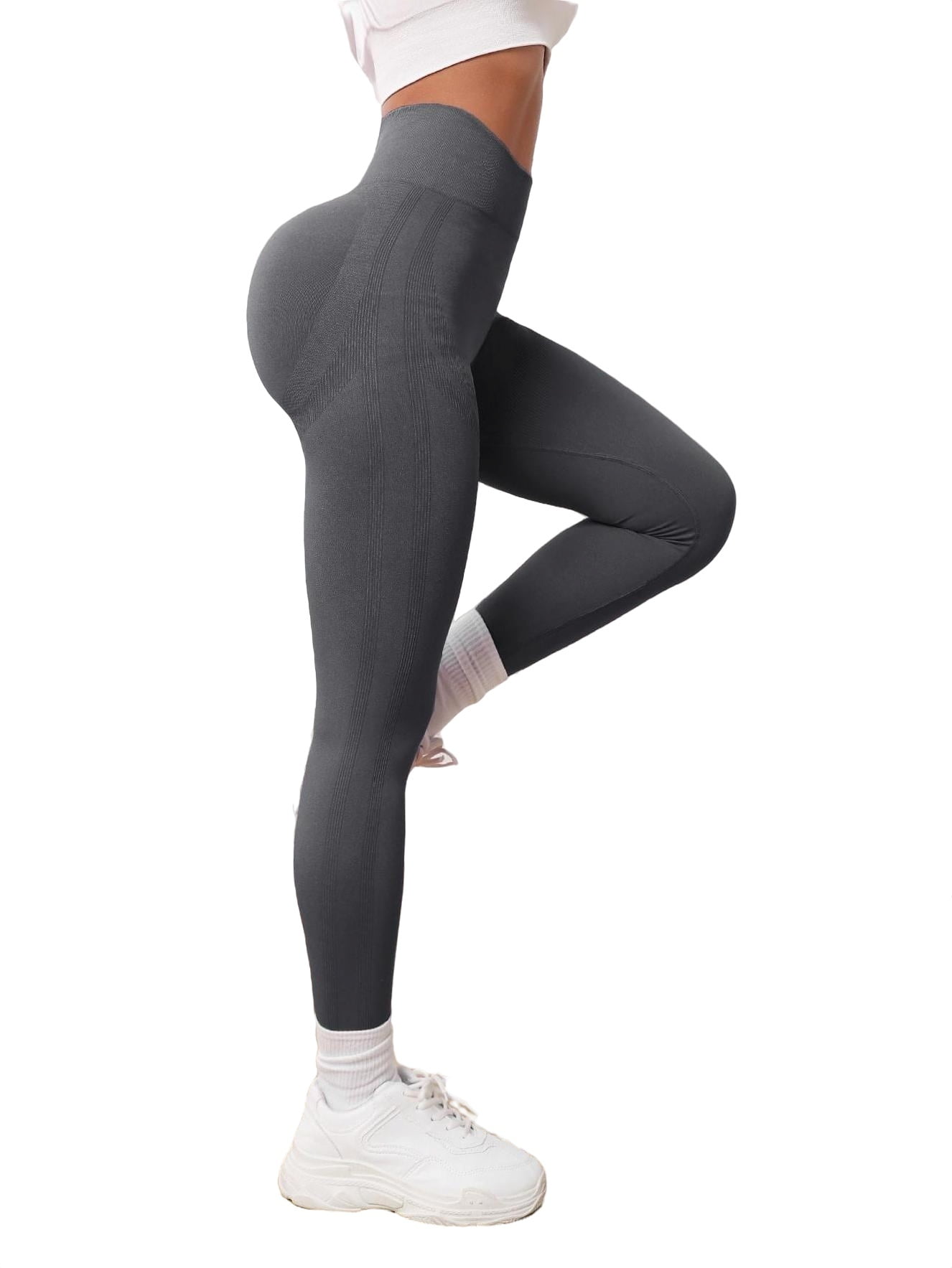 Contrast Color Breathable Sports Leggings Stretch Yoga - Temu