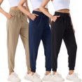 thumbnail image 1 of Women's Plain Pocket Drawstring Waist Sweatpants, Casual Fashion Comfy Pants for Women, Trousers for Ladies, Bottom Sportswear Clothes Women, 1 of 5