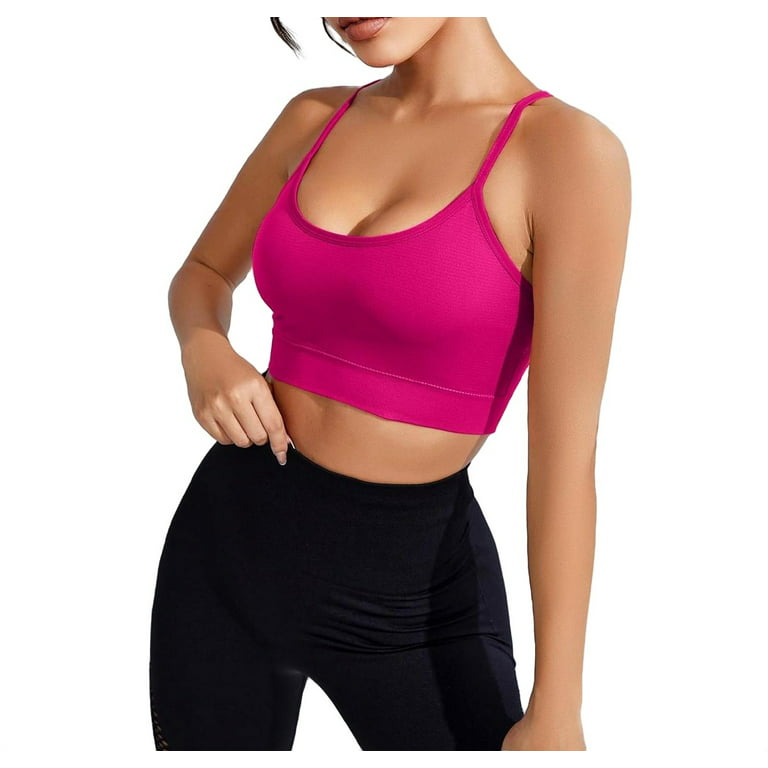 ZONE PRO WOMEN'S Hot Pink Padded Athletic Sports Bra Size 3X $10.50 -  PicClick