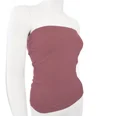 thumbnail image 1 of Women's Plain Solid Cotton Tube Top Strapless Casual Basic Junior & Plus Size (Pink, S), 1 of 5