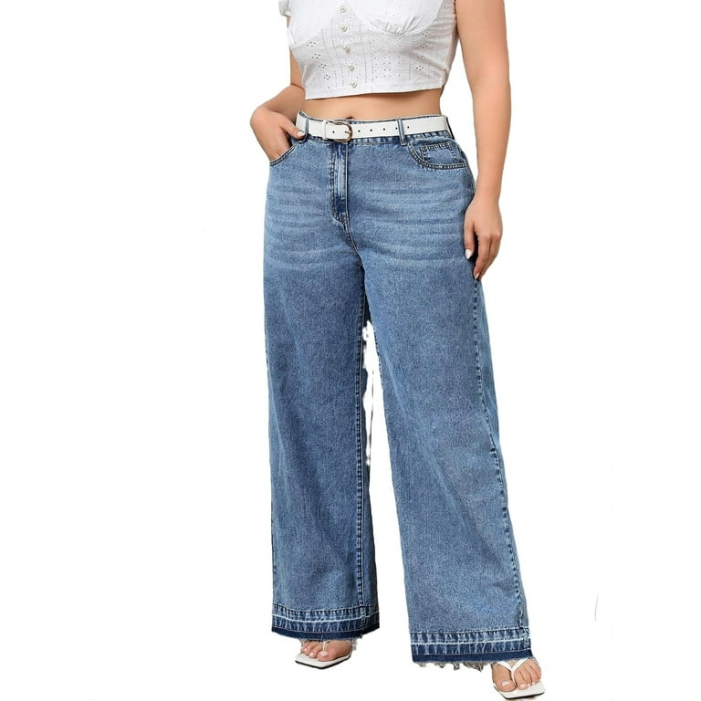 Walmart women's plus store size jeans