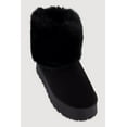 thumbnail image 1 of Women's Platform Booties with Faux Fur Cuff, 1 of 3