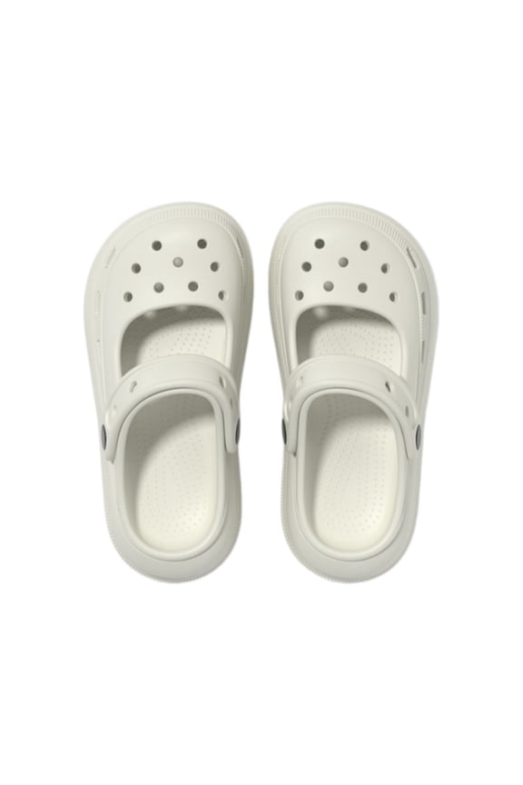 Women’s Platform Clog Slides, Closed Toe Chunky Sole Slip-On Casual Shoes