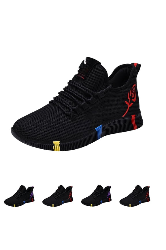 Women's Platform Hidden Wedges Sneaker Breathable Lightweight Mesh High Top Slip On Athletic Walking Shoes Fashion High Heel Work Sneaker Loafer for Women, 36
