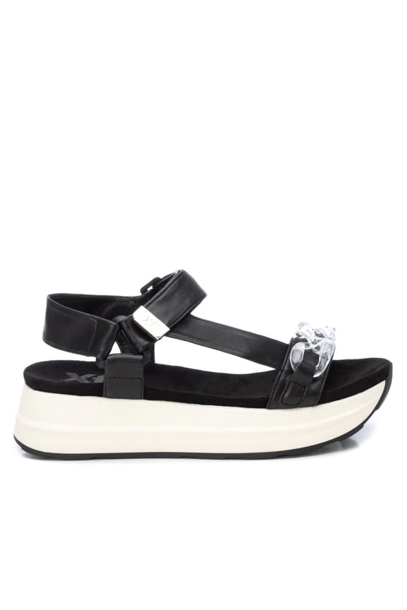 Women's Platform Sandals By XTI, 14141307 Black