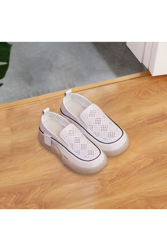 Women's Platform Sneakers Lightweight Comfortable Round Toe Ladies Girls Trendy 35