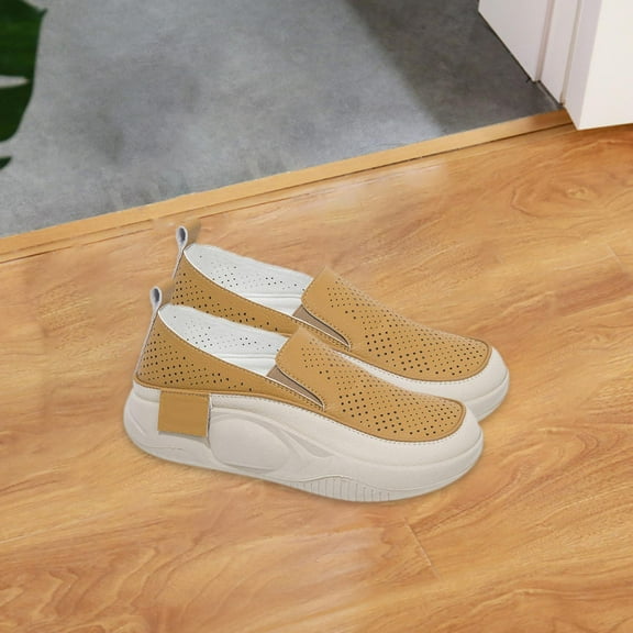 Women's Platform Sneakers Lightweight Comfortable Round Toe Ladies Girls Trendy 36