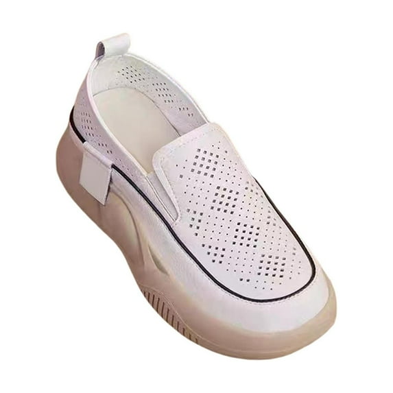 Women's Platform Sneakers Lightweight Stylish Spring Summer Soft Sports Shoes 36