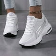 thumbnail image 1 of Women's Platform Sneakers Wedges  Lace Up Shoes Increase Fashion Sneakers for Womens Girls, 1 of 11