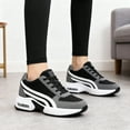 thumbnail image 1 of Women's Platform Sneakers Wedges  Lace Up Shoes Increase Fashion Sneakers for Womens Girls, 1 of 6